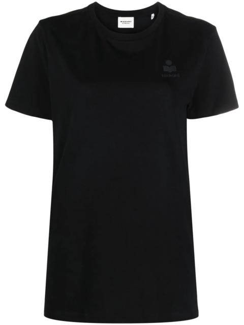 Isabel Marant Étoile Aby Cotton T-Shirt With Embroidered Logo