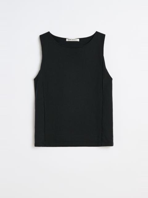 Our Legacy Our Legacy Lounge Top Cut Fairisle Ink Band Jersey