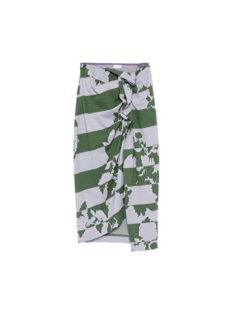 Dries Van Noten Hunam cotton skirt