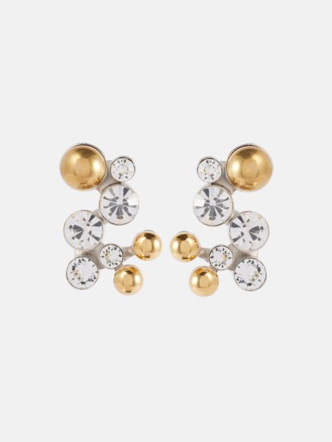 Dries Van Noten Crystal-embellished stud earrings
