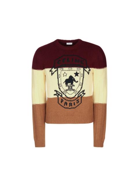 CELINE CELINE Cashmere Brown Sweater New & Authentic (Men's size:M;