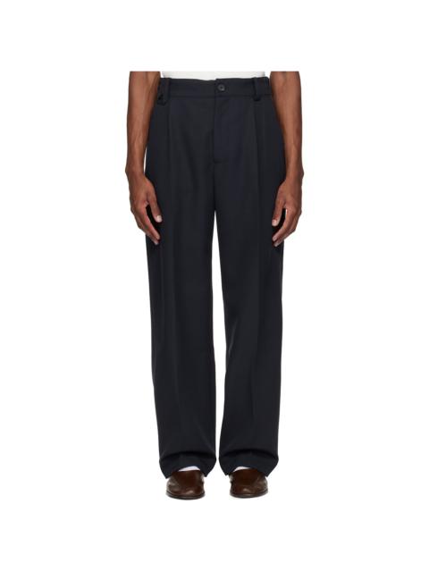 JACQUEMUS Navy 'The Croisière' Trousers