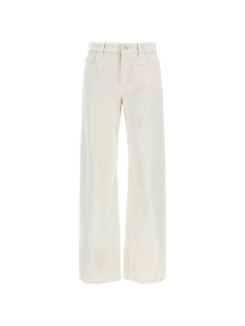 straight-leg jeans