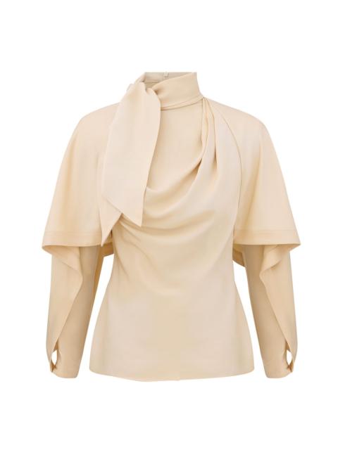 Zimmermann ASCENT DRAPED BLOUSE