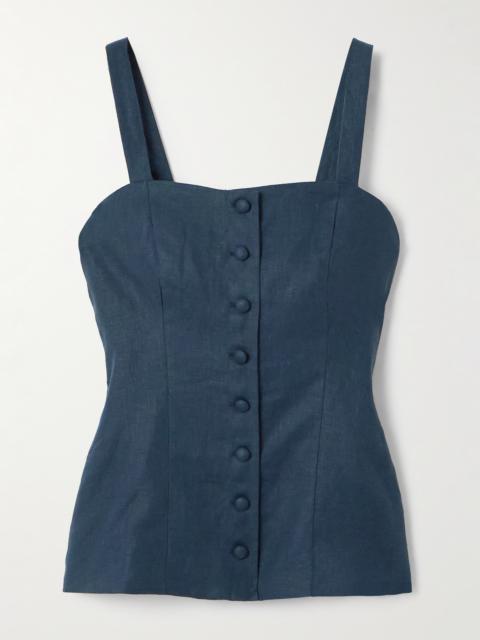 FAITHFULL Corbiere Linen Top