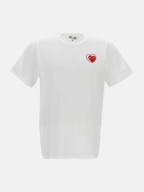 Comme des Garçons PLAY T-shirt with Rhinestone Logo