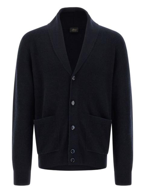 Brioni shawl-collar button cardigan