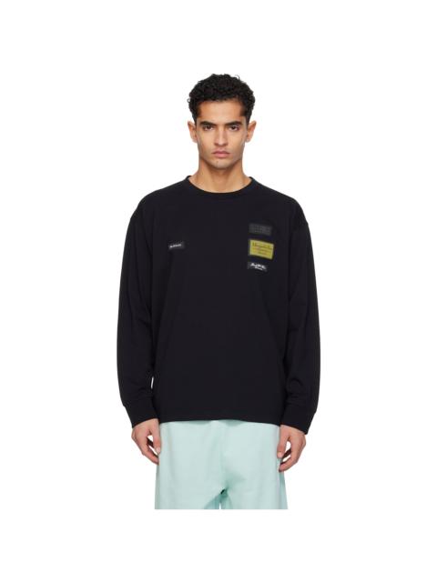 MM6 Maison Margiela Black Long-Sleeve T-shirt