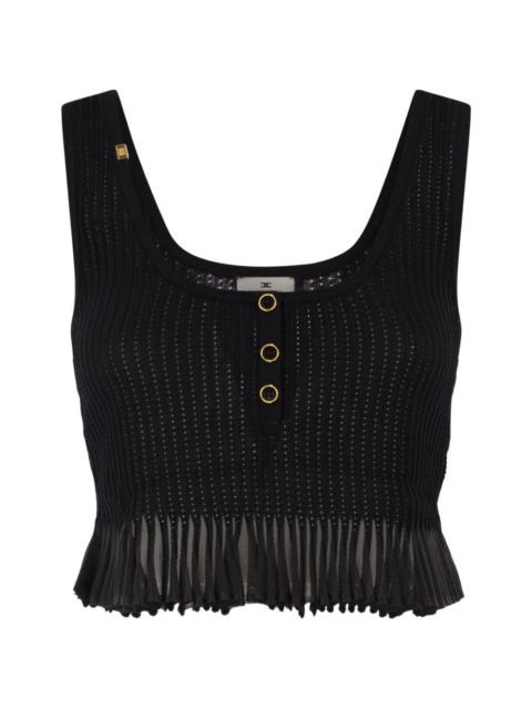 ELISABETTA FRANCHI button-detail top