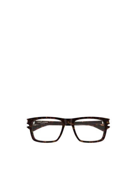 SAINT LAURENT rectangle-frame glasses