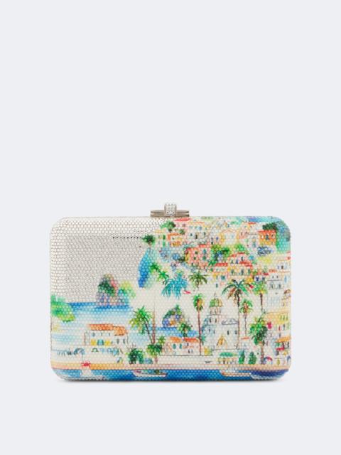 JUDITH LEIBER Slim Slide Costa embellished clutch