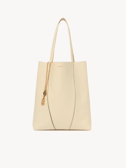 Chloé CHLOÉ SPIN TOTE BAG IN GRAINED LEATHER