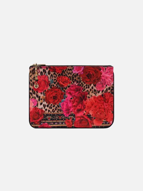 CAMILLA SMALL CANVAS CLUTCH