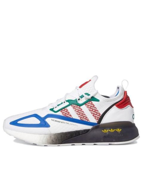 adidas adidas originals ZX 2K Boost 'White Blue Green Red' FZ4839