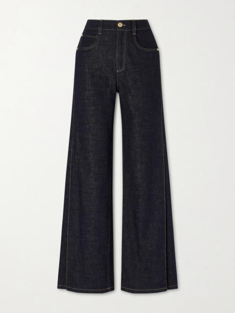 Brunello Cucinelli High-rise Wide-leg Jeans