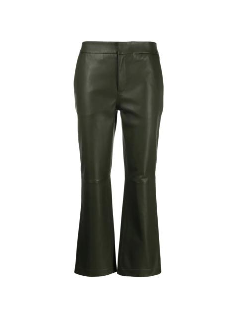 REDValentino cropped leather trousers
