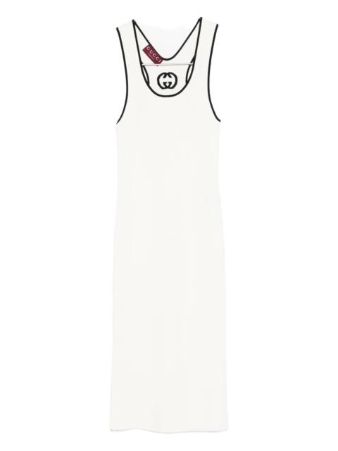 GUCCI Gucci Logo-motif Midi Dress