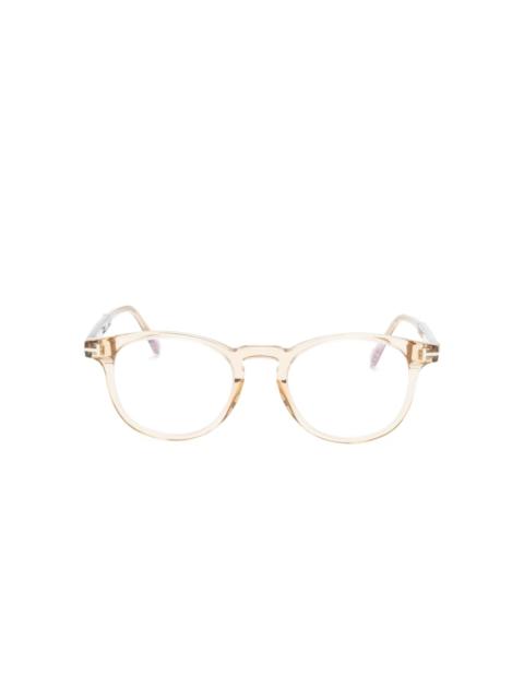 TOM FORD clear pantos-frame glasses