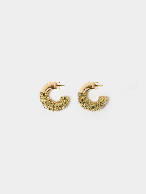 SUNNEI GLITTERIZED EARRINGS / gold