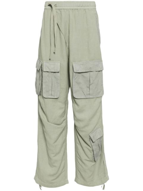 MAHARISHI asymmetric cargo trousers