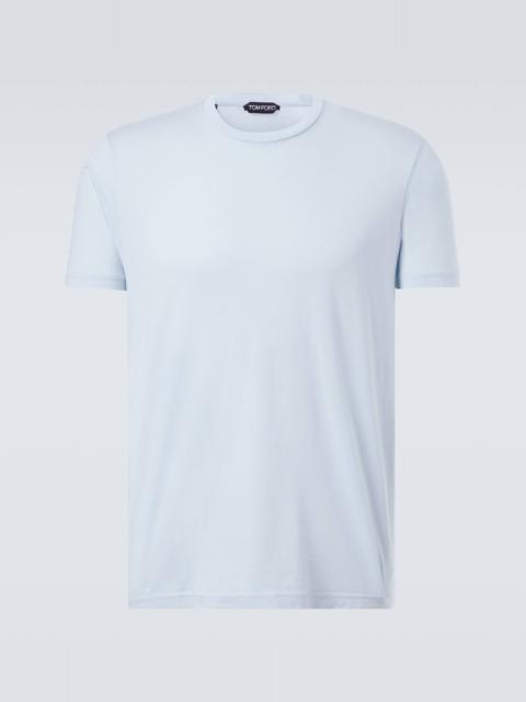TOM FORD Cotton and silk jersey T-shirt