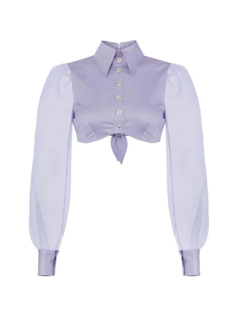 ELISABETTA FRANCHI balloon-sleeve shirt