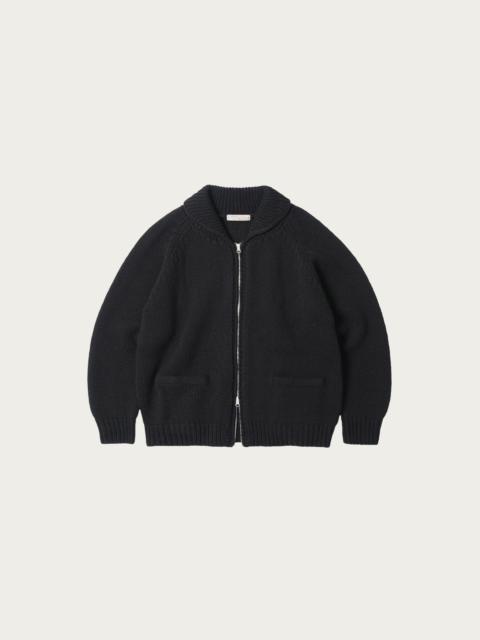 FrizmWORKS Heavy Cowichan Zipup Cardigan - Black