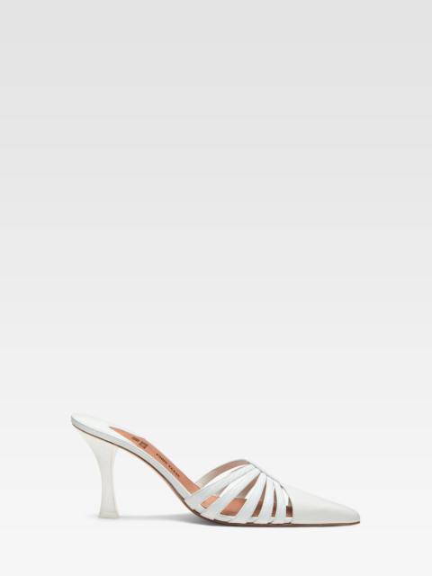 PARIS TEXAS White leather cut-out mule