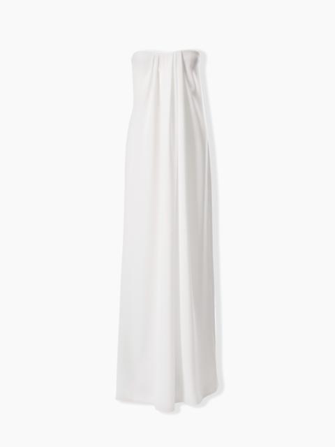 CAROLINA HERRERA Strapless Draped Front Gown