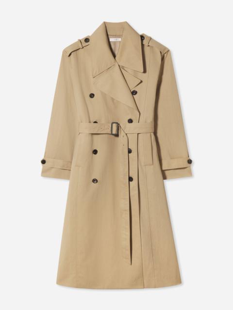 CO Oversized Trench in Cotton Twill
