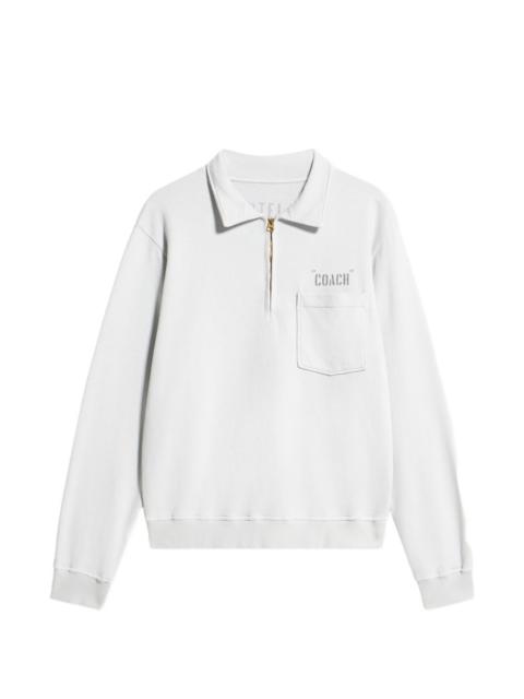 FORTELA Yalepcoach zip pocket sweatshirt