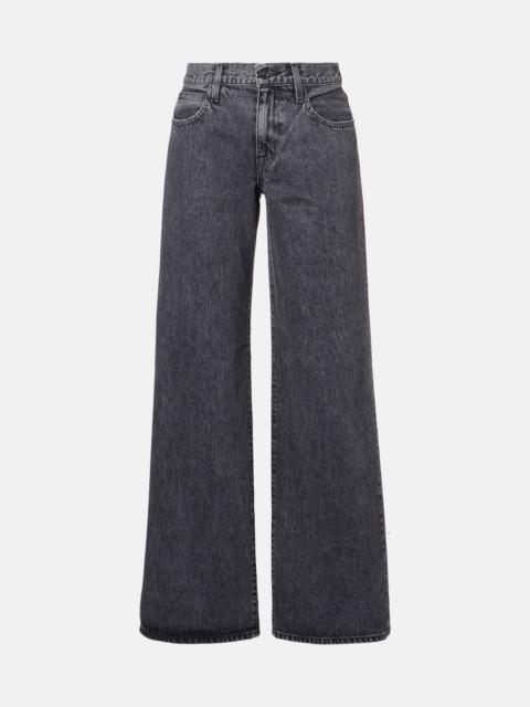 SLVRLAKE Mika mid-rise wide-leg jeans