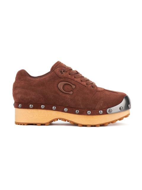 BRAIN DEAD Brain Dead x Coach SoHo Suede Wooden Clog - Vintage Brown