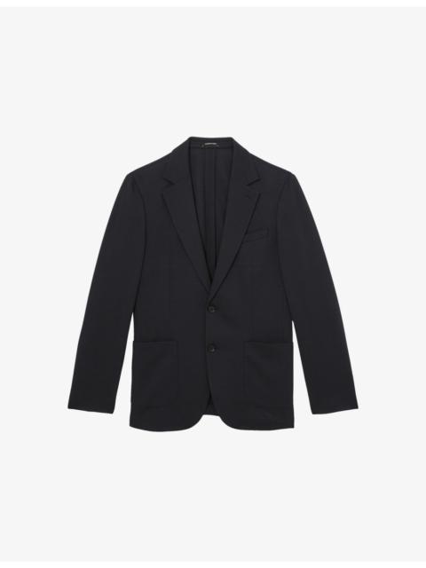 REISS Gerrard Notched-Lapel Slim-Fit Stretch-Jersey Blazer