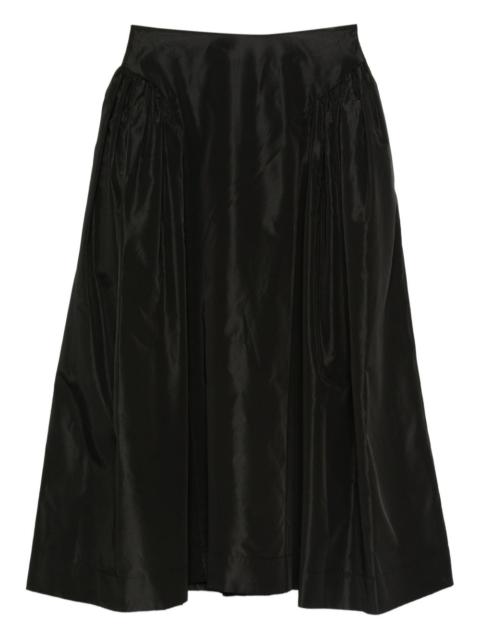 Simone Rocha pleated-details midi skirt