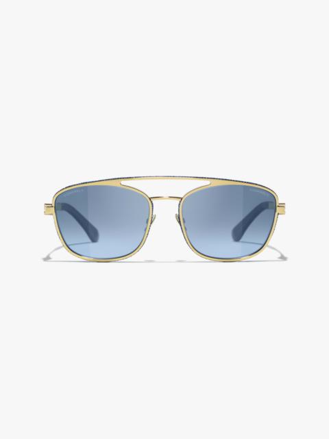 CHANEL Pilot Sunglasses