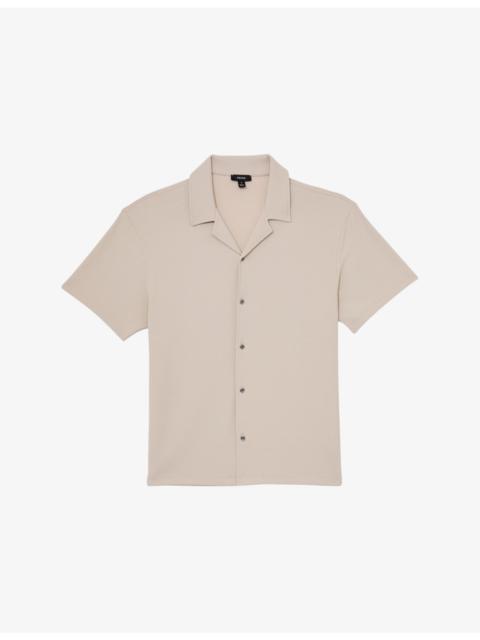 REISS Cedric Textured Stretch-Woven Shirt