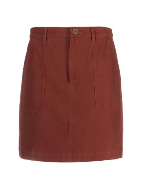 Léa A-line mini skirt