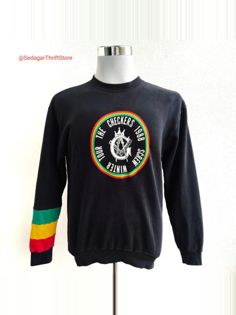 Other Designers Band Tees - VINTAGE❗The Checkers 80s Japanese Band Sweatshirt