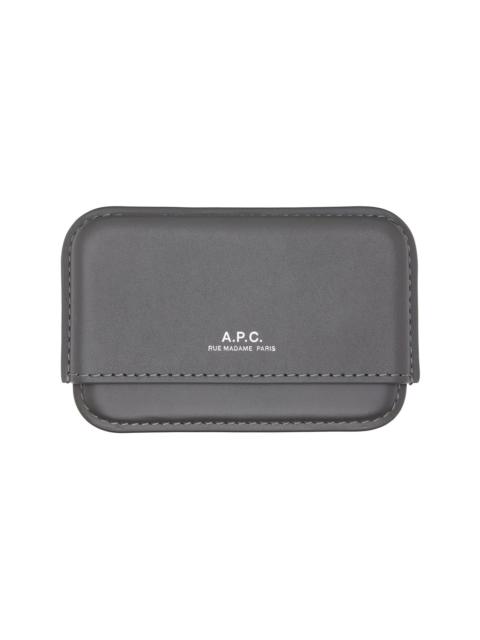 A.P.C. Gray Magna Carta Card Holder