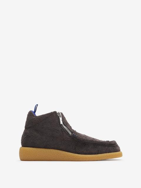 Burberry Suede Chance Boots