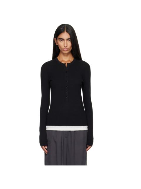 LISA YANG Black Airi Henley