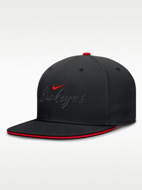 Nike Ohio State Pro Men's Nike Dri-FIT College Fitted Hat