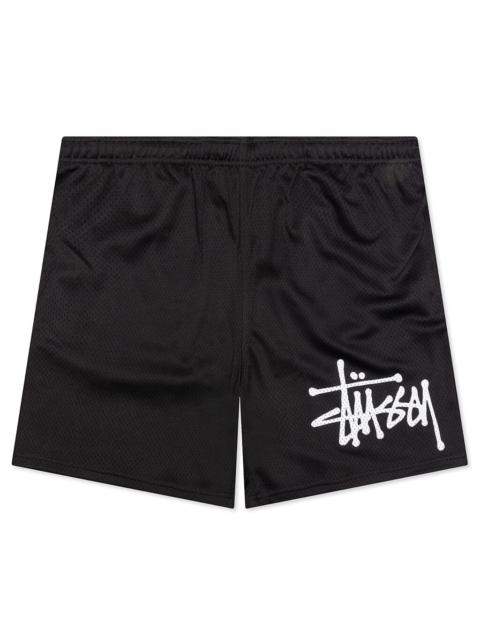 Stüssy MESH SHORT BIG BASIC - BLACK