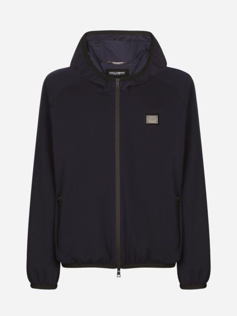 Dolce & Gabbana Jersey jacket with hood