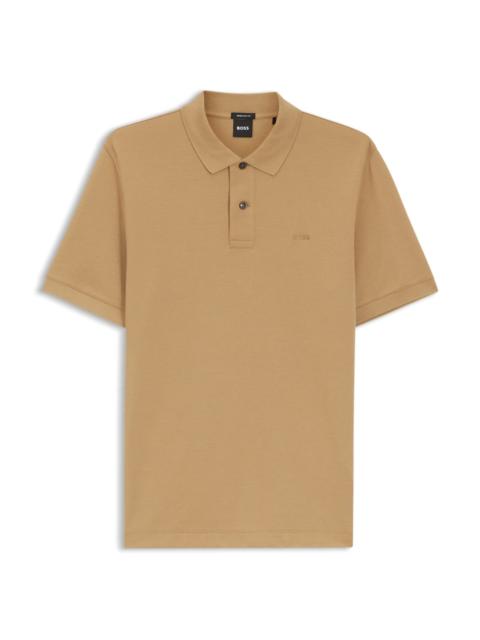 BOSS PALLAS POLO SHIRT IN COTTON PIQUÉ WITH EMBROIDERED LOGO