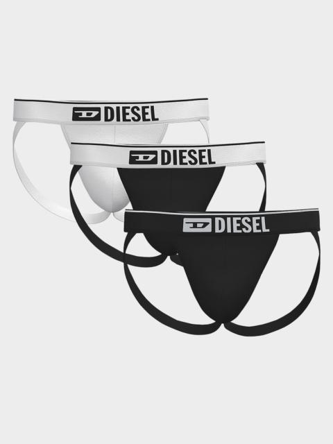 Diesel Men's Umbr-Jocky Stretch 3-Pack Jock Straps