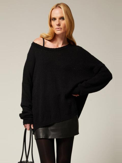 SPRWMN CASHMERE SILK OFF SHOULDER SWEATER