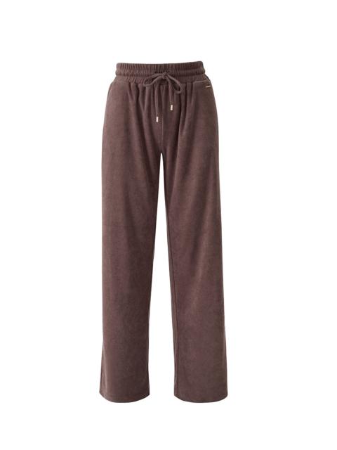MELISSA ODABASH BETTY COFFEE TROUSERS