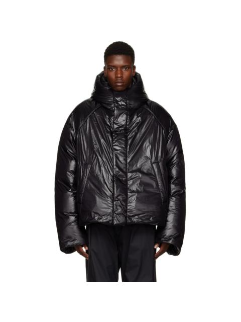 JUUN.J Black Simple Down Jacket